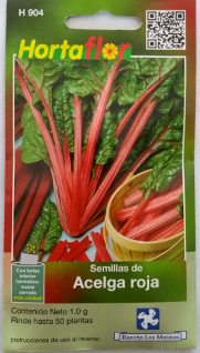 Foto de Semillas de Acelga Roja HORTAFLOR