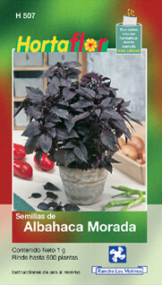 Foto de Semillas de Albahaca Morada HORTAFLOR