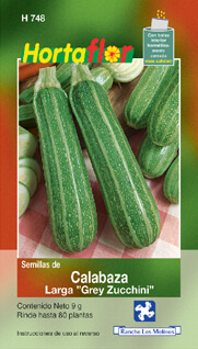 Foto de Calabaza Larga Grey Zucchini HORTAFLOR