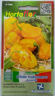 Foto de Chile habanero Amarillo HORTAFLOR