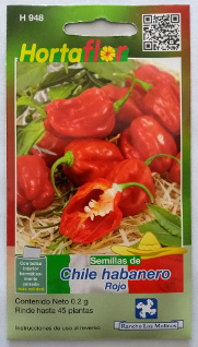 Foto de Chile habanero Rojo HORTAFLOR