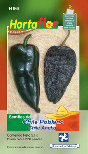 Foto de Semillas de Chile Poblano HORTAFLOR