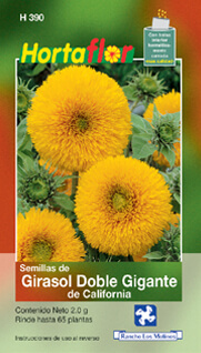 Foto de Semillas de Girasol Doble HORTAFLOR