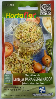 Foto de Semillas de Lentejas para germinados HORTAFLOR