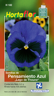 Foto de Semillas de Pensamiento Azul HORTAFLOR