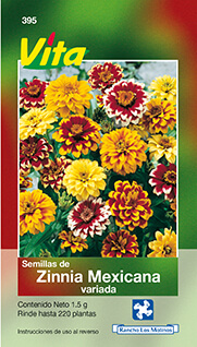 Foto de Semillas de Zinnia Mexicana HORTAFLOR